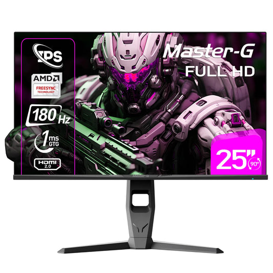 Monitor Gamer 25" FHD IPS Pivote 90 180Hz 1Ms MGMG2540