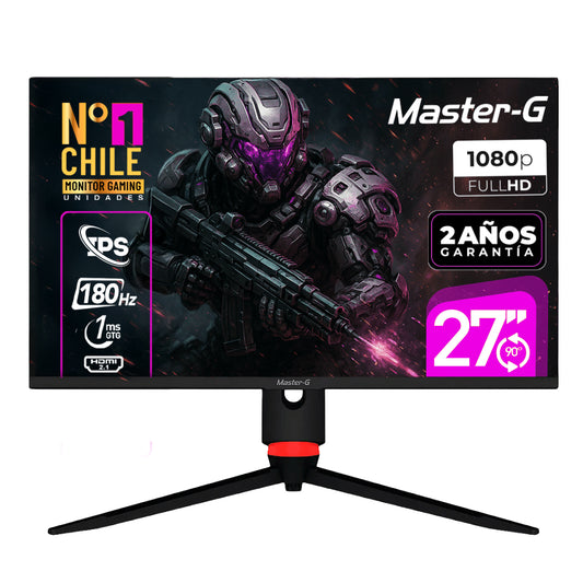 Monitor Gamer 27" FHD IPS Pivote 90 180Hz 1Ms MGMG2740