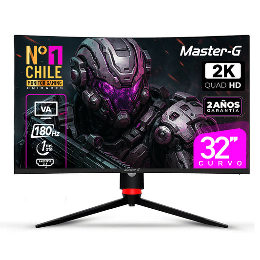 Monitor Gamer 32" Curvo QHD 1440 VA 180Hz 1ms MGMG3240CQ