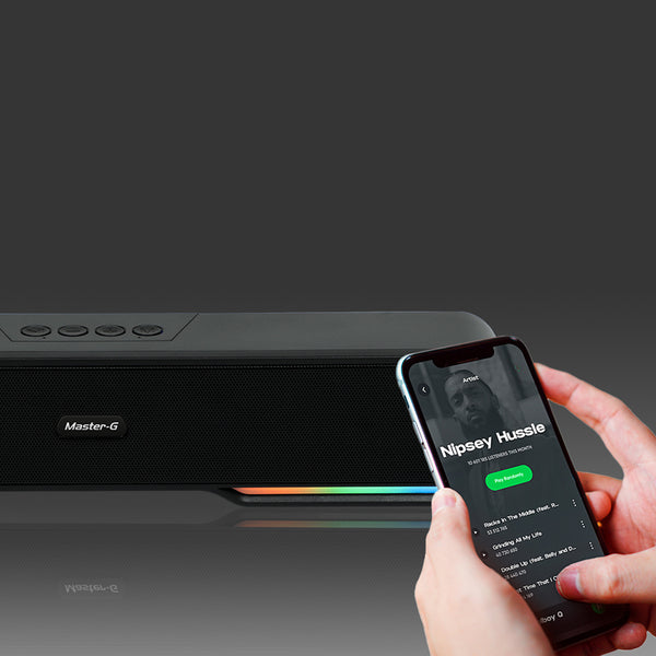 SoundBar Gamer RGB Bluetooth 1200mAH vista 2