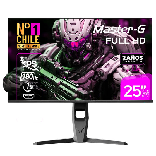 Monitor Gamer 25" FHD IPS Pivote 90 180Hz 1Ms MGMG2540