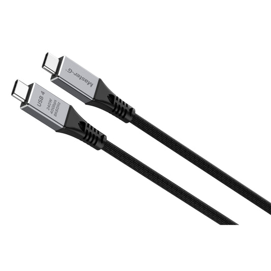 Cable USB 4 Tipo C Dual 8K 60hz 40Gbps 240W 1mt