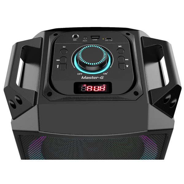 Parlante Karaoke Bluetooth Luxor 6,5” X2 con Micrófono vista 4