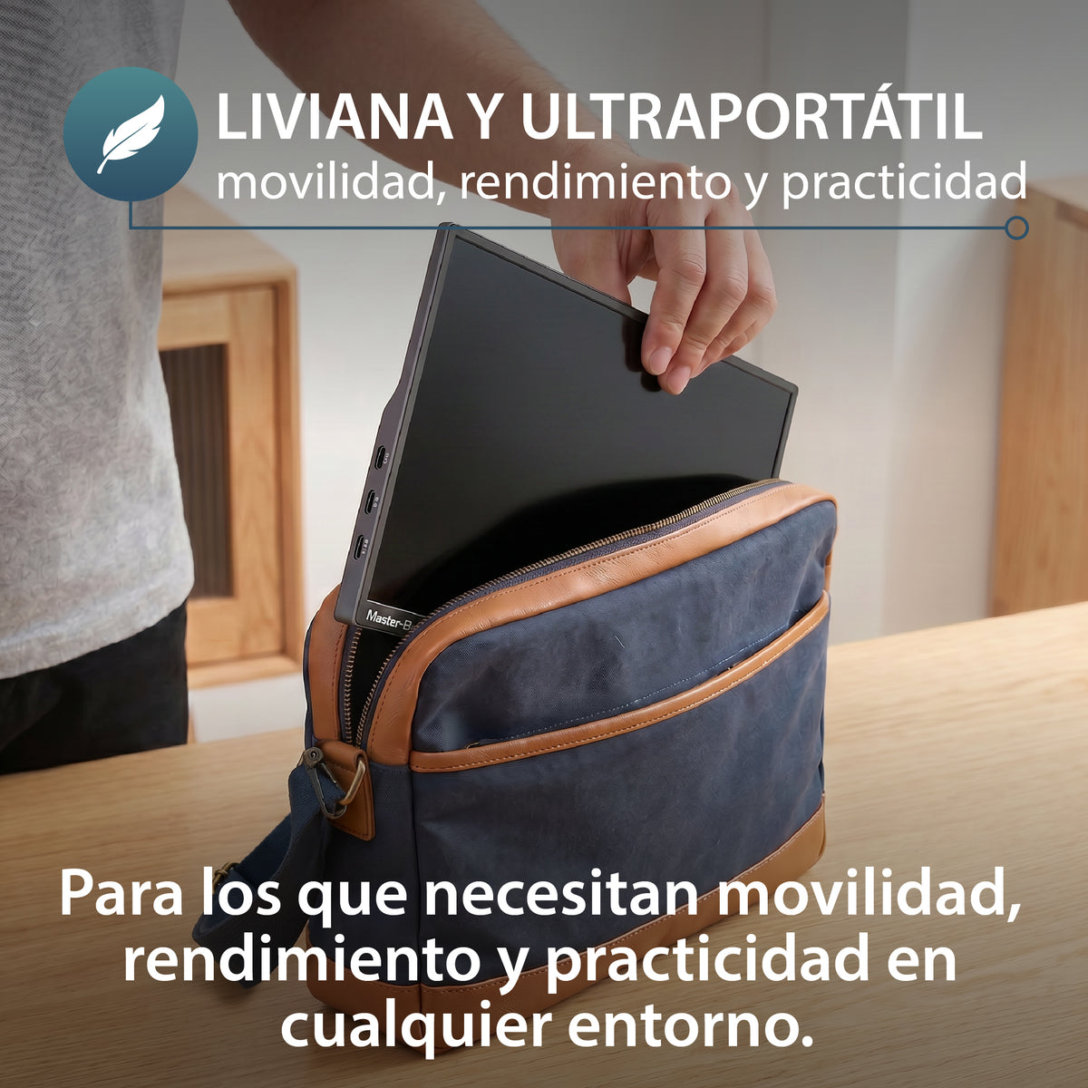 Monitor Portátil 15,6" FHD IPS 60hz 4ms MGMPNOMAD Master-G