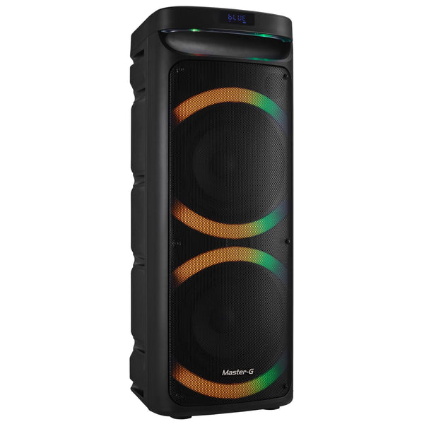 Parlante Karaoke Bluetooth 8" x2 60W vista 2