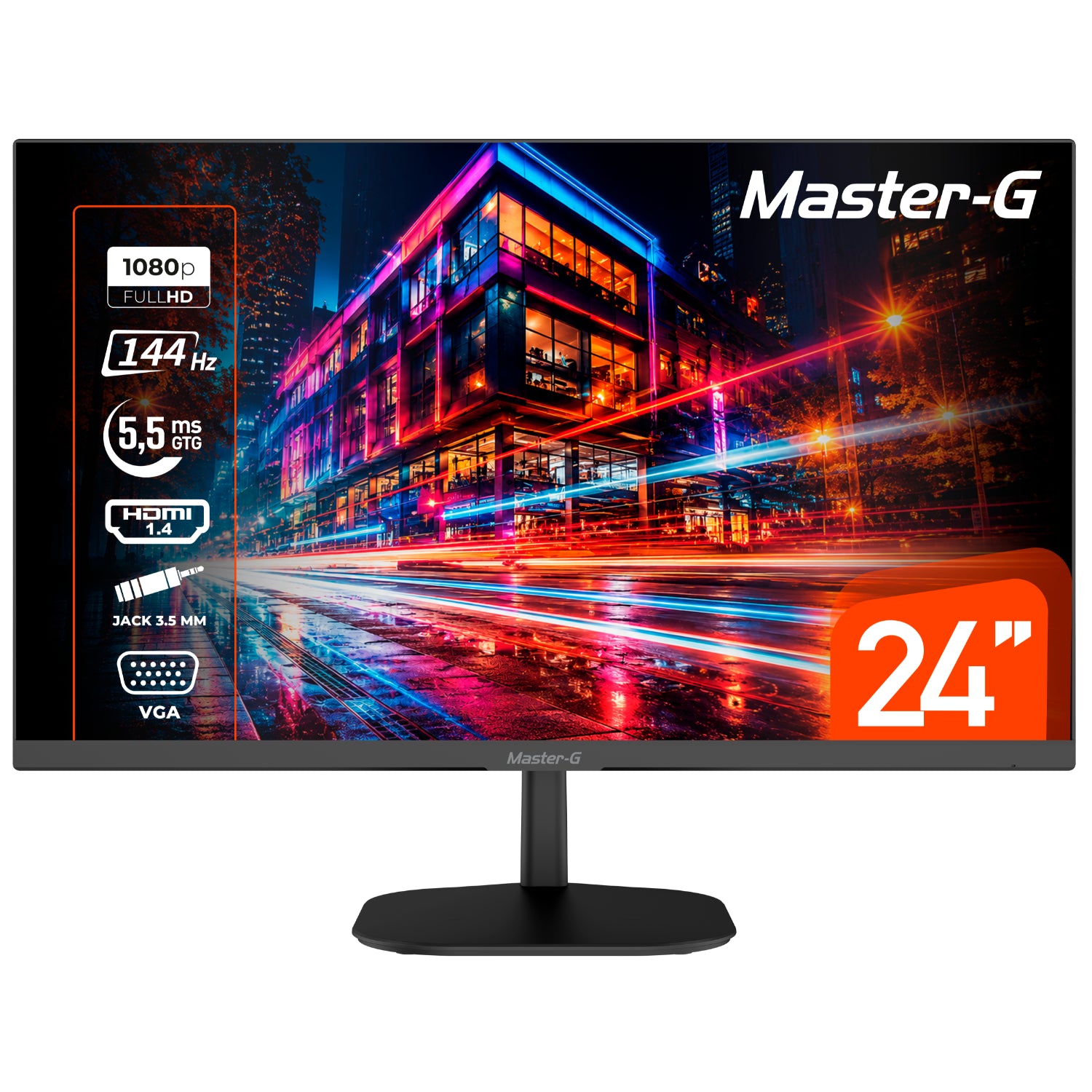 Monitor de PC 24" Full HD IPS 144Hz 5,5ms MGME2450 Master-G