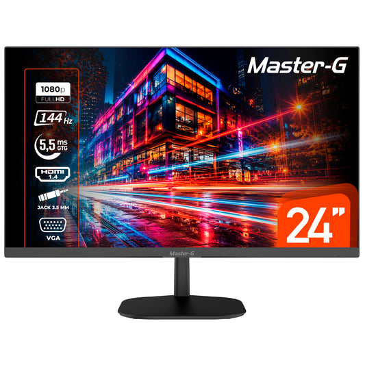 Monitor de PC 24" Full HD IPS 144Hz 5,5ms MGME2450 Master-G