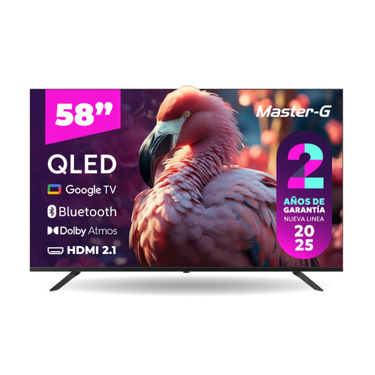Smart TV QLED 58" Google TV 4K Bluetooth Frameless